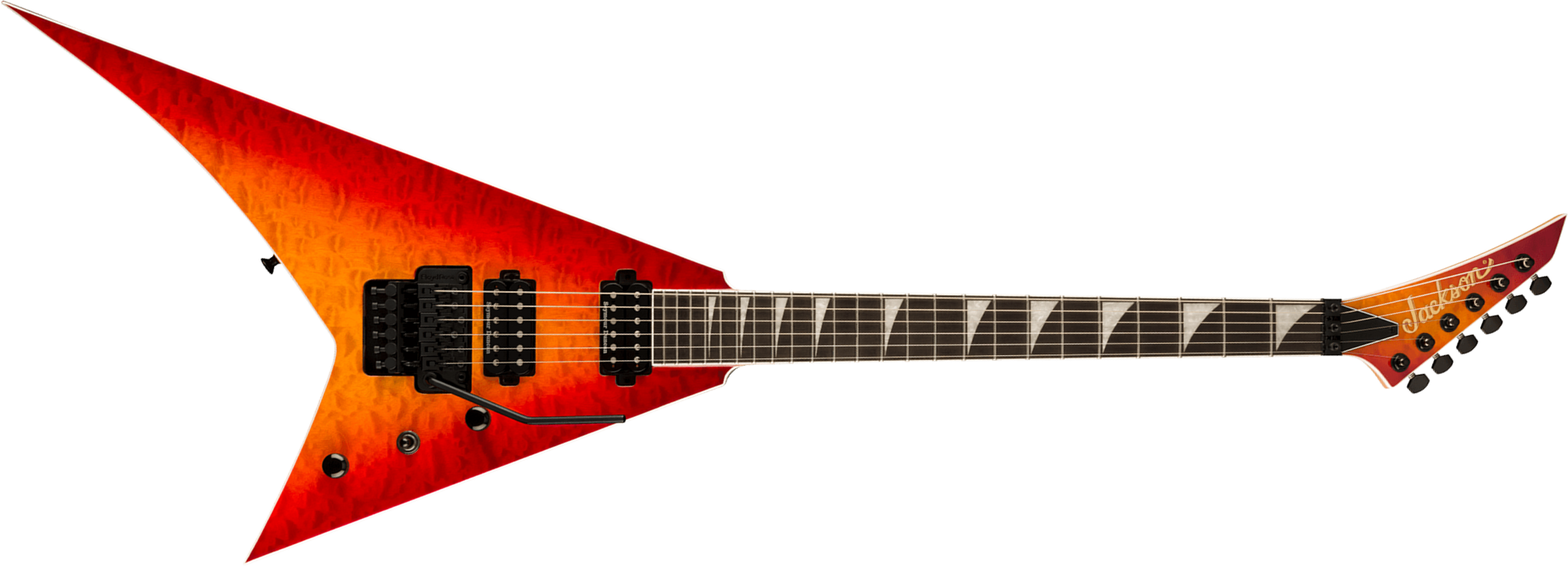 Jackson Rhoads Rr24ps Pro Plus 2h Seymour Duncan  Fr Eb - Firestorm - Guitarra electrica metalica - Main picture