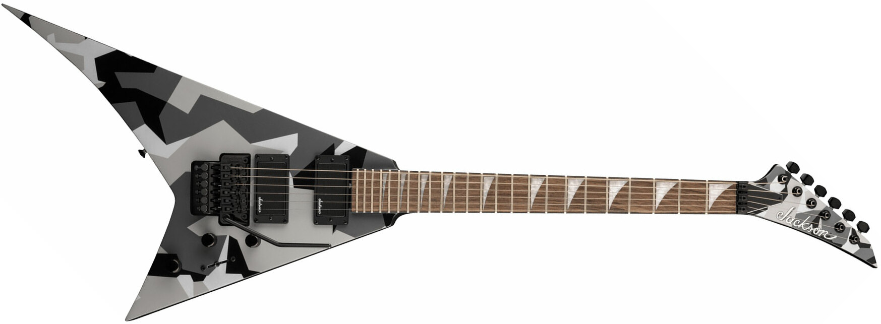 Jackson Rhoads Rrx24 2h Fr Lau - Winter Camo - Guitarra electrica metalica - Main picture