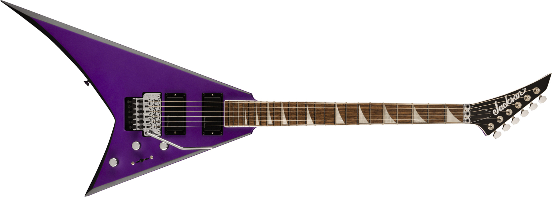 Jackson Rhoads Rrx24 2h Seymour Duncan Fr Lau - Purple Metallic With Black Bevels - Guitarra electrica metalica - Main picture