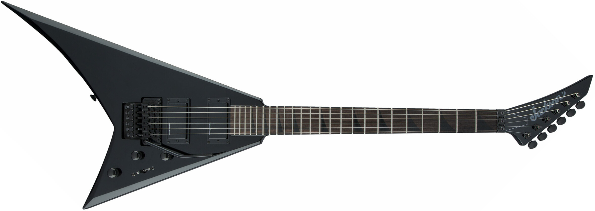 Jackson Rhoads Rrx24 Hh Seymour Duncan Fr Rw - Black - Guitarra electrica metalica - Main picture