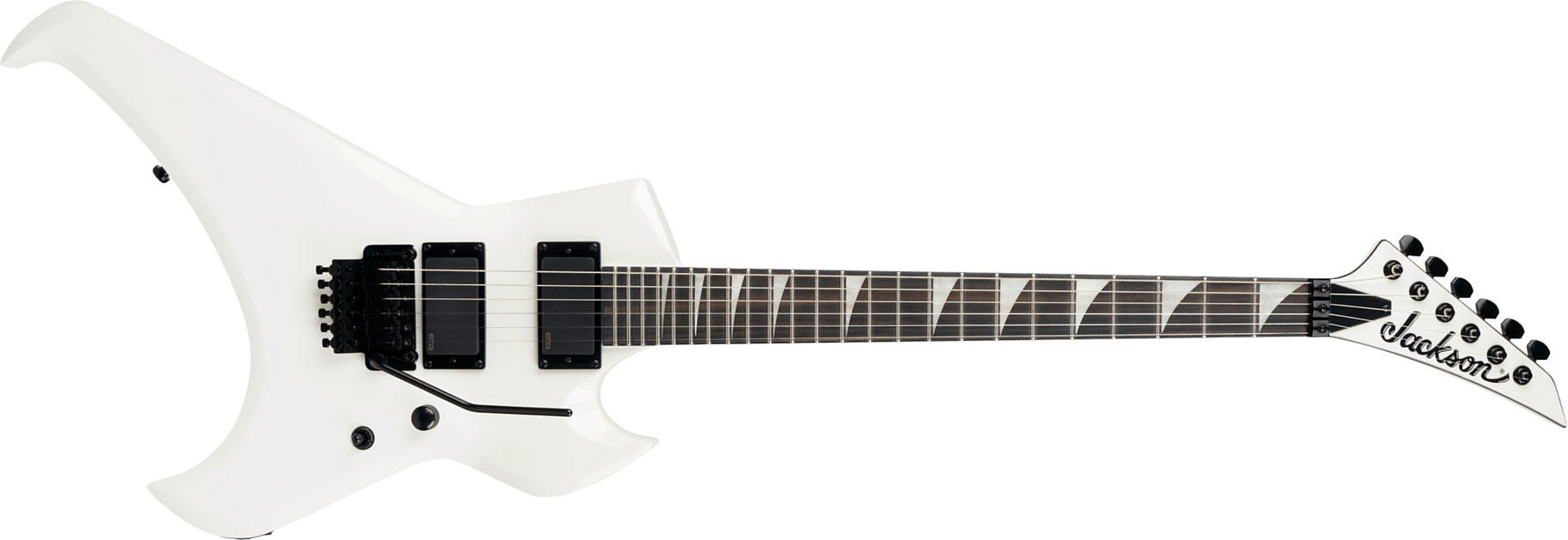 Jackson Rob Cavestany Death Angel Pro 2h Emg Fr Eb - Snow White - Guitarra electrica metalica - Main picture