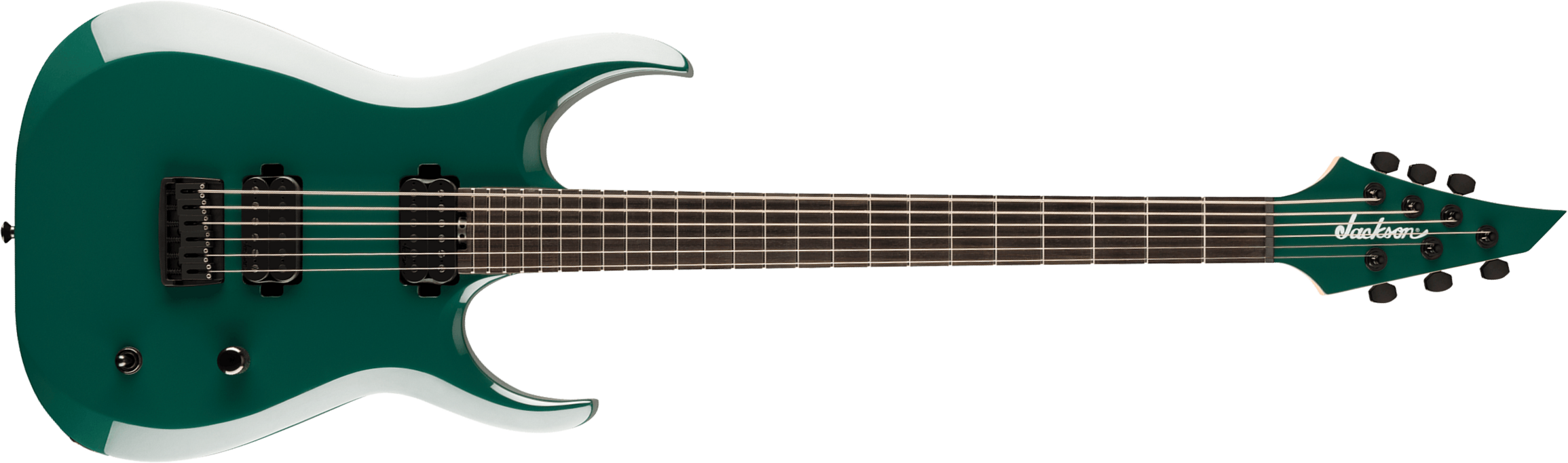 Jackson Roman  Ibramkhalilov Mdk Ht6 Baryton Pro Signature 2h Ht Eb - Emerald Green - Guitarra eléctrica barítono - Main picture