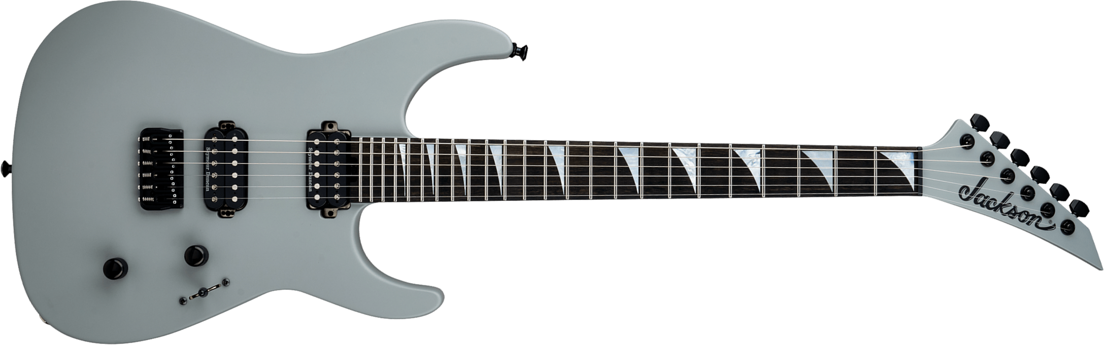 Jackson Sl2 Dx Ht American Soloist Usa 2h Seymour Duncan Eb - Satin Porsche Gray - Guitarra electrica metalica - Main picture