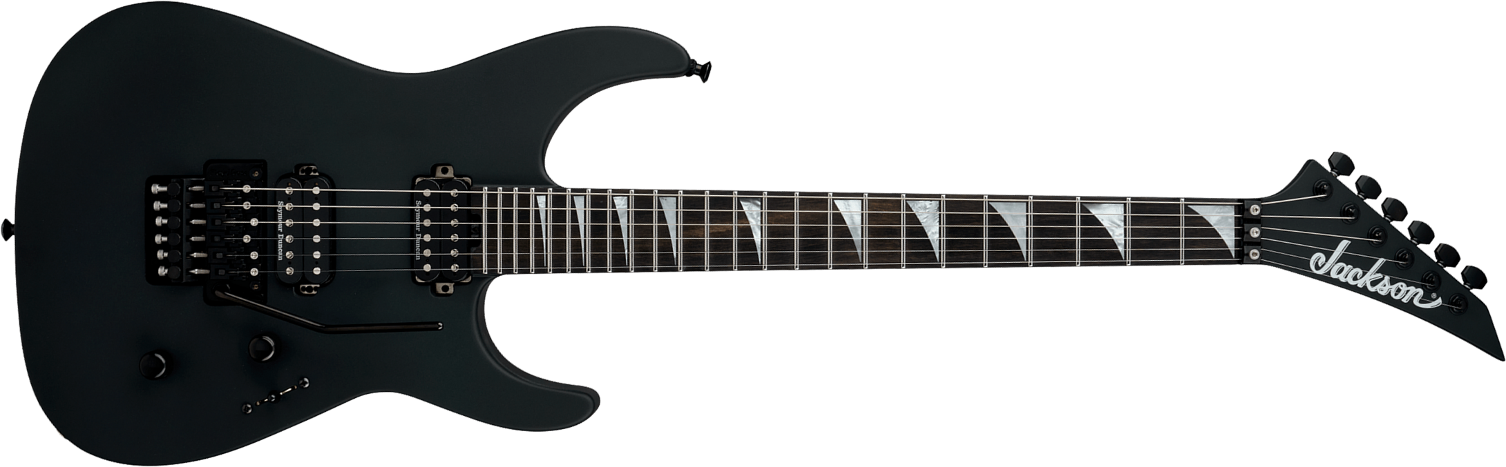 Jackson Sl2dx American Soloist Usa 2h Seymour Duncan Fr Eb - Satin Black - Guitarra electrica metalica - Main picture