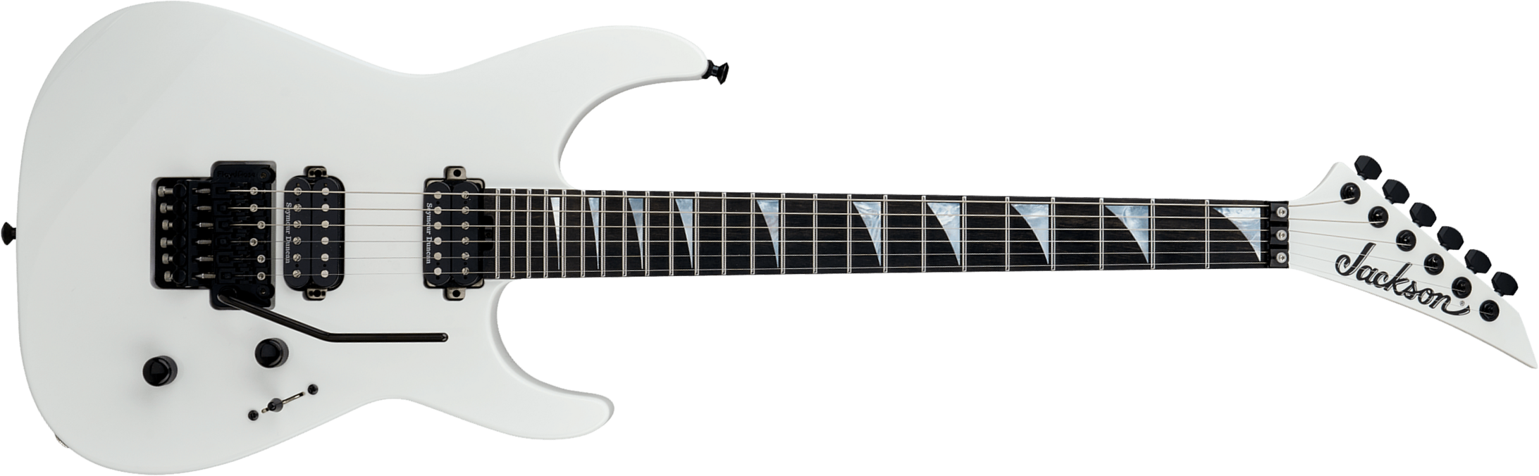 Jackson Sl2dx American Soloist Usa 2h Seymour Duncan Fr Eb - Snow White - Guitarra electrica metalica - Main picture