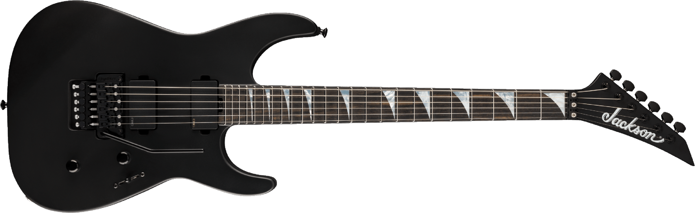 Jackson Sl2mg American Soloist Trem Hh Eb - Satin Black - Guitarra electrica metalica - Main picture