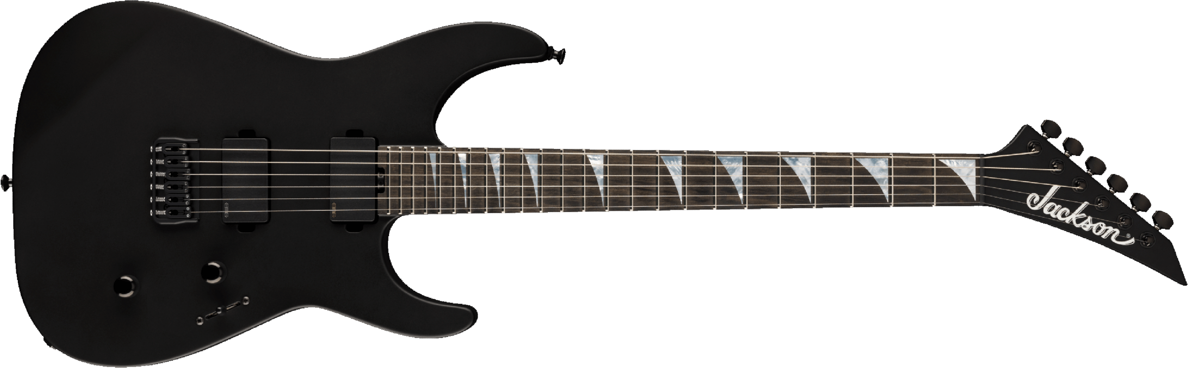 Jackson Sl2mg Ht American Soloist Ht Hh Eb - Satin Black - Guitarra electrica metalica - Main picture