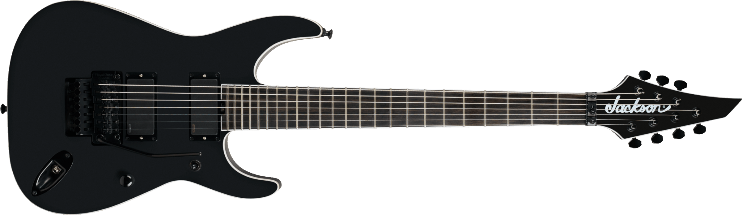Jackson Sl7 Soloist Pro Series Chris Rorland Signature Fr Hh Eb - Satin Black - Guitarra eléctrica de autor - Main picture