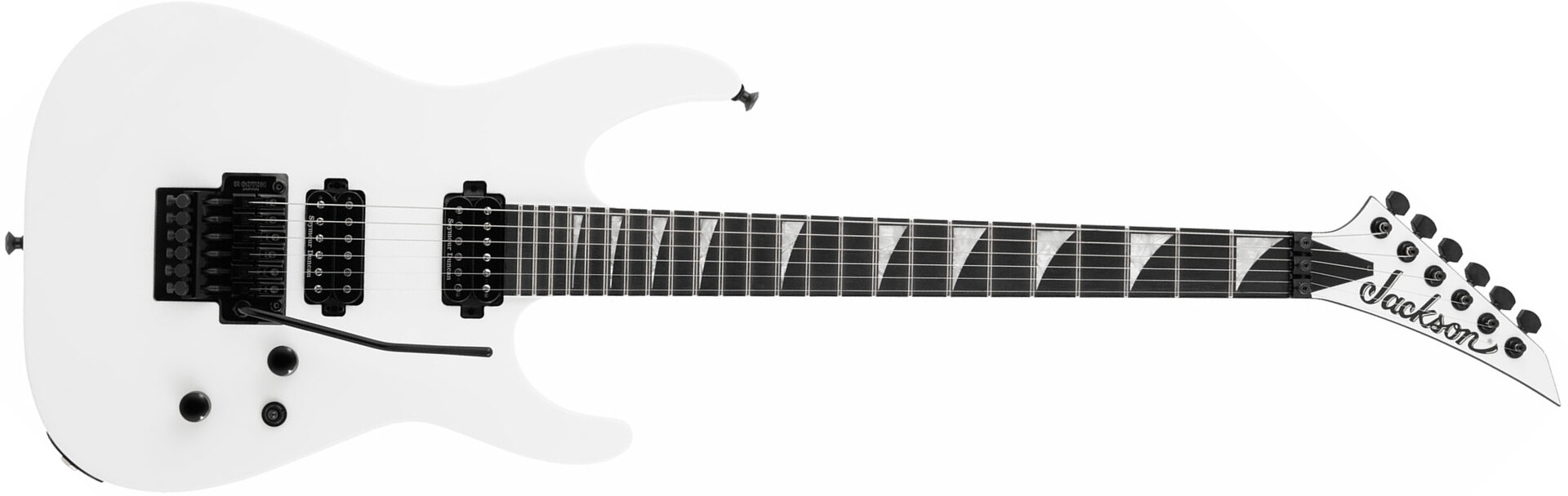 Jackson Soloist Sl2 Mj Jap 2h Seymour Duncan Fr Eb - Snow White - Guitarra electrica metalica - Main picture