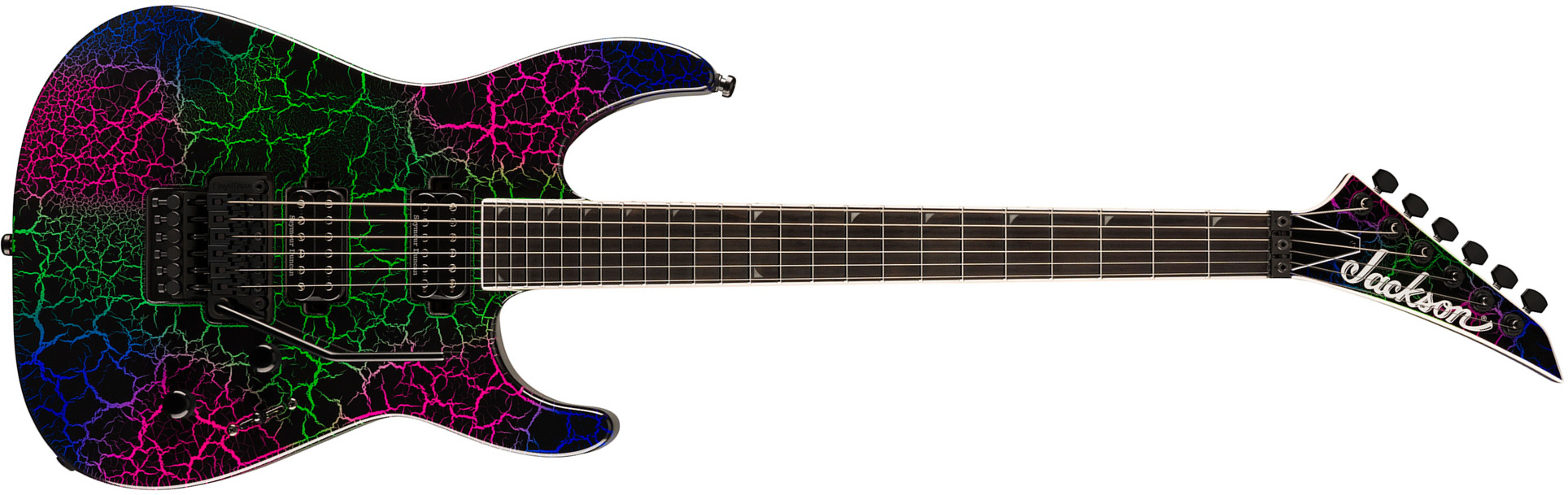 Jackson Soloist Sl2 Pro Plus 2h Seymour Duncan Fr Eb - Bruised Crackle - Guitarra eléctrica con forma de str. - Main picture