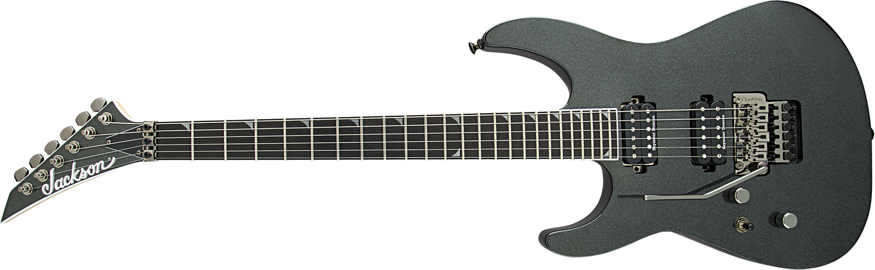 Jackson Soloist Sl2l Pro Lh Gaucher 2h Seymour Duncan Fr Eb - Metallic Black - Guitarra electrica para zurdos - Main picture