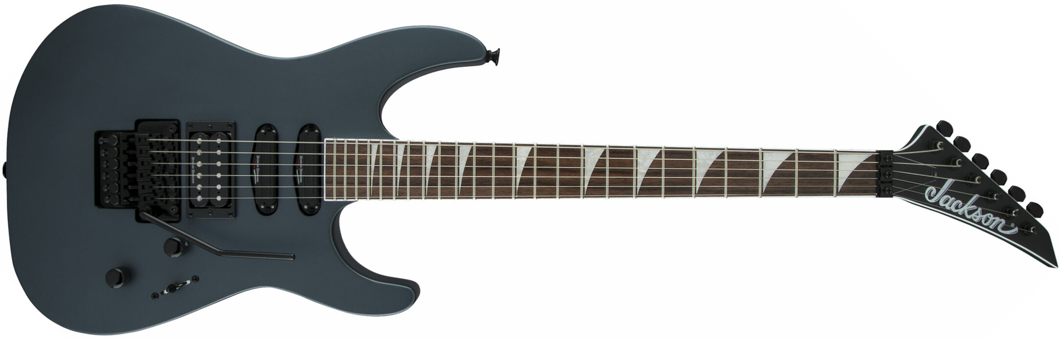 Jackson Soloist Sl3x Hss Fr Rw - Satin Graphite - Guitarra eléctrica con forma de str. - Main picture