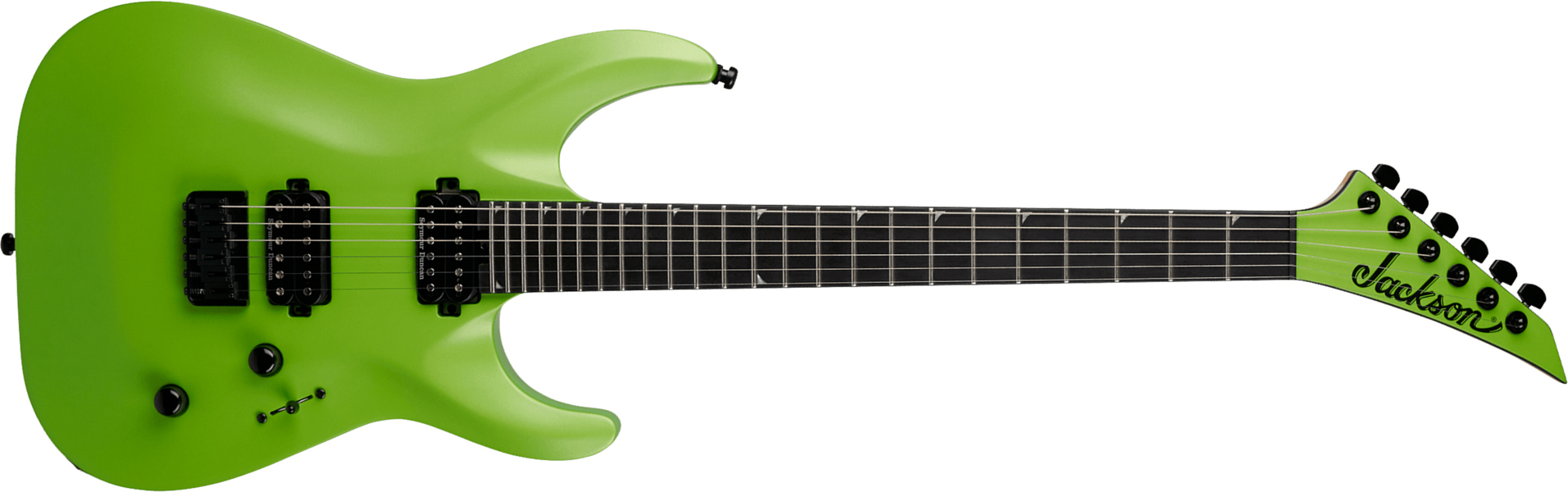 Jackson Soloist Sla2 Ht Pro Plus 2h Seymour Duncan Eb - Toxic Apple - Guitarra electrica metalica - Main picture