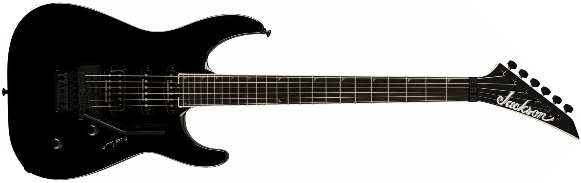 Jackson Soloist Sla3 Pro Plus Hss Seymour Duncan Fr Eb - Deep Black - Guitarra eléctrica con forma de str. - Main picture