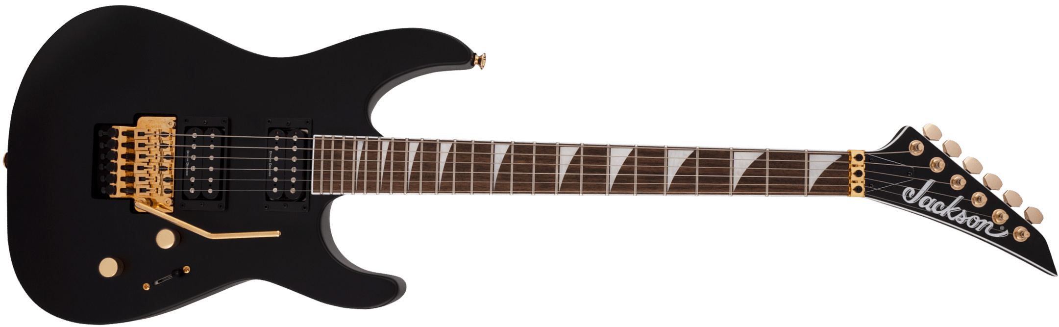 Jackson Soloist Slx Dx 2h Fr Lau - Satin Black - Guitarra eléctrica de doble corte - Main picture