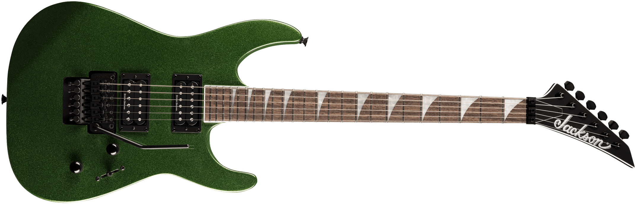 Jackson Soloist Slx Dx 2h Fr Lau - Manalishi Green - Guitarra eléctrica de doble corte - Main picture