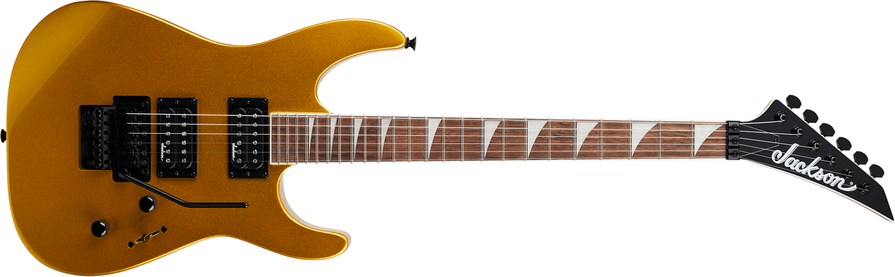 Jackson Soloist Slx Dx X-series 2h Fr Lau - Gold Bullion - Guitarra electrica metalica - Main picture