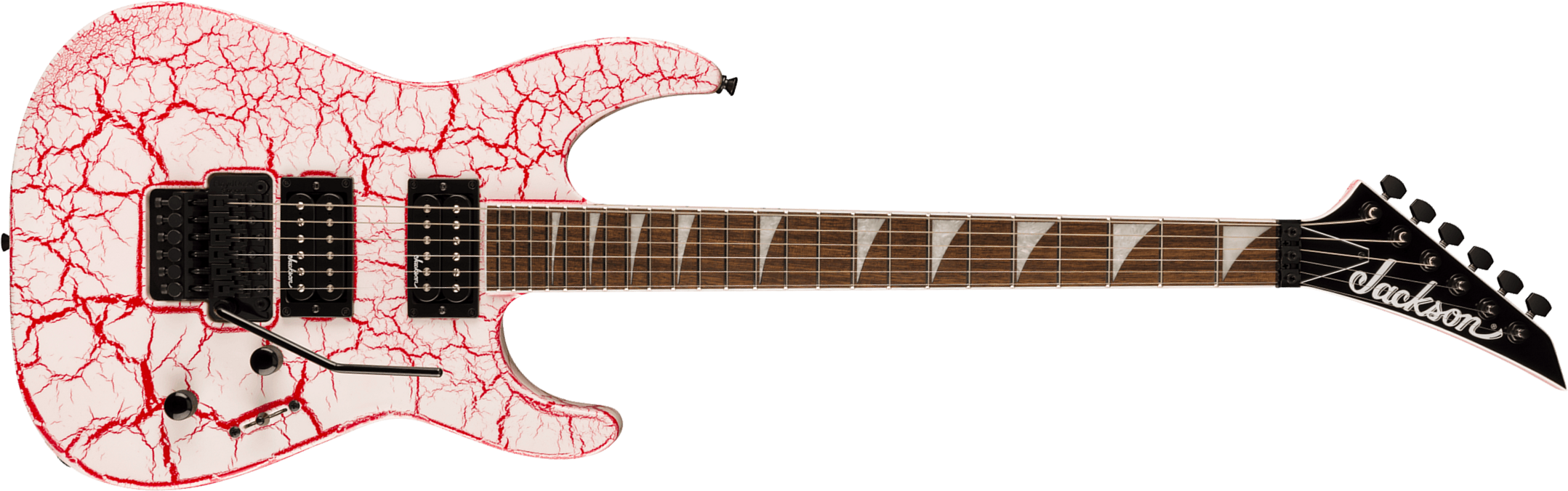Jackson Soloist Slx Dx X-series Fr 2h Lau - Bloodshot Crackle - Guitarra electrica metalica - Main picture