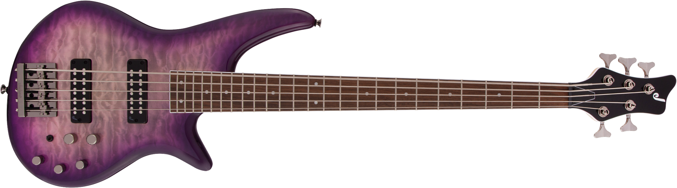 Jackson Spectra Bass Js3qv 5c Active Lau - Purple Phaze - Bajo eléctrico de cuerpo sólido - Main picture