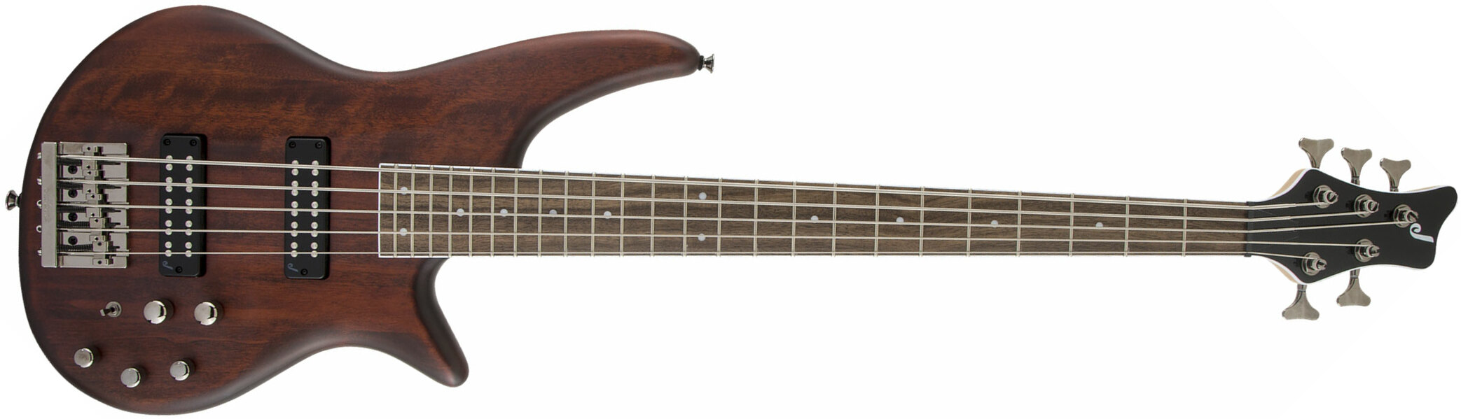 Jackson Spectra Bass Js3v 5c Active Lau - Walnut Stain - Bajo eléctrico de cuerpo sólido - Main picture