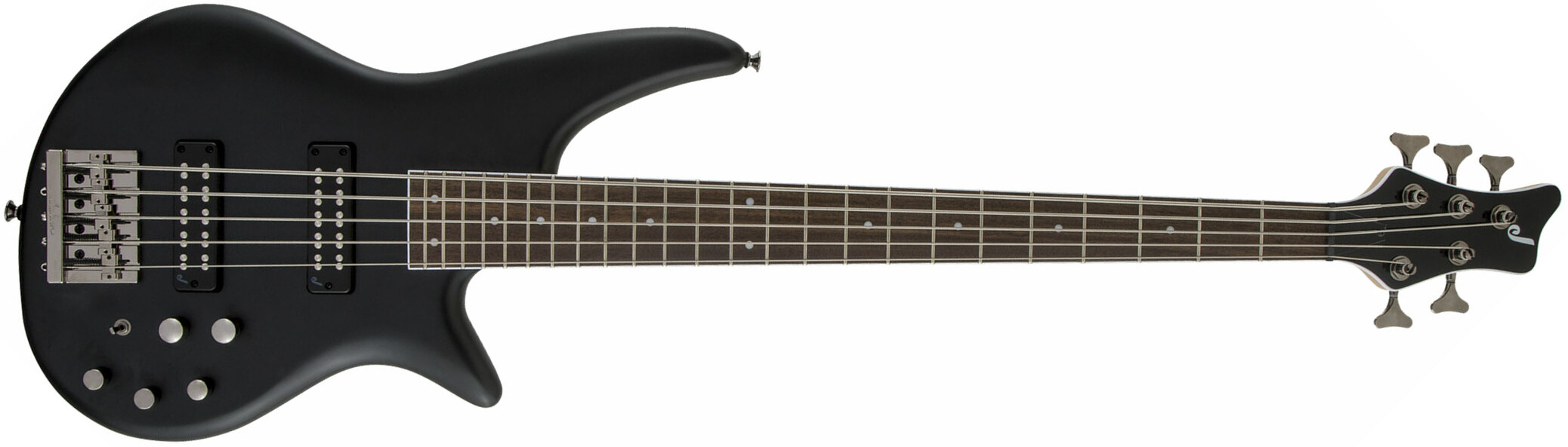 Jackson Spectra Bass Js3v 5c Active Lau - Satin Black - Bajo eléctrico de cuerpo sólido - Main picture