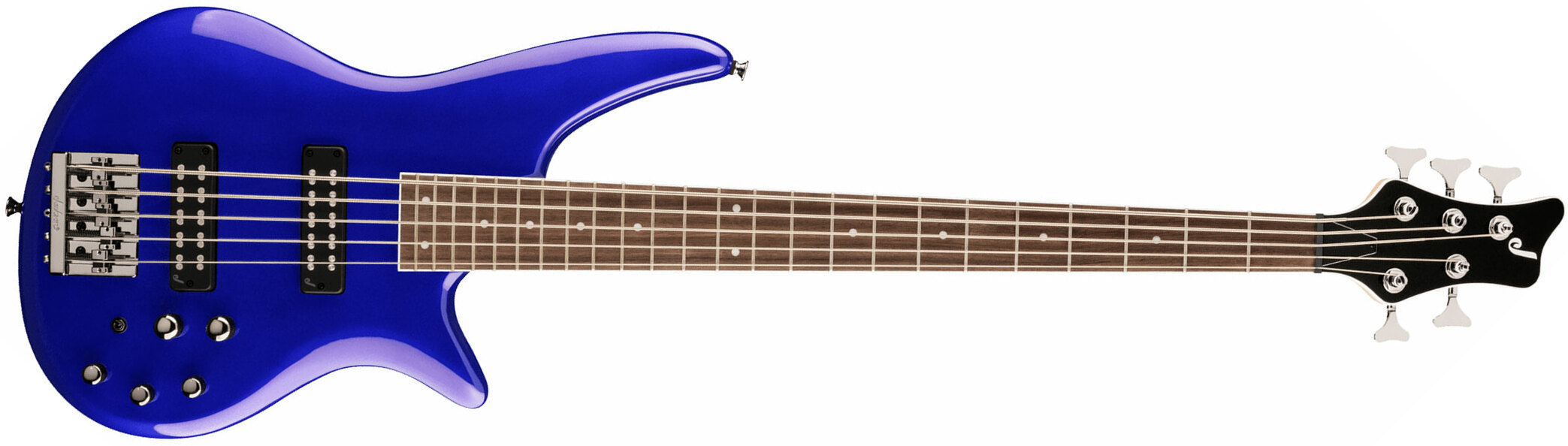 Jackson Spectra Bass Js3v 5c Active Lau - Indigo Blue - Bajo eléctrico de cuerpo sólido - Main picture