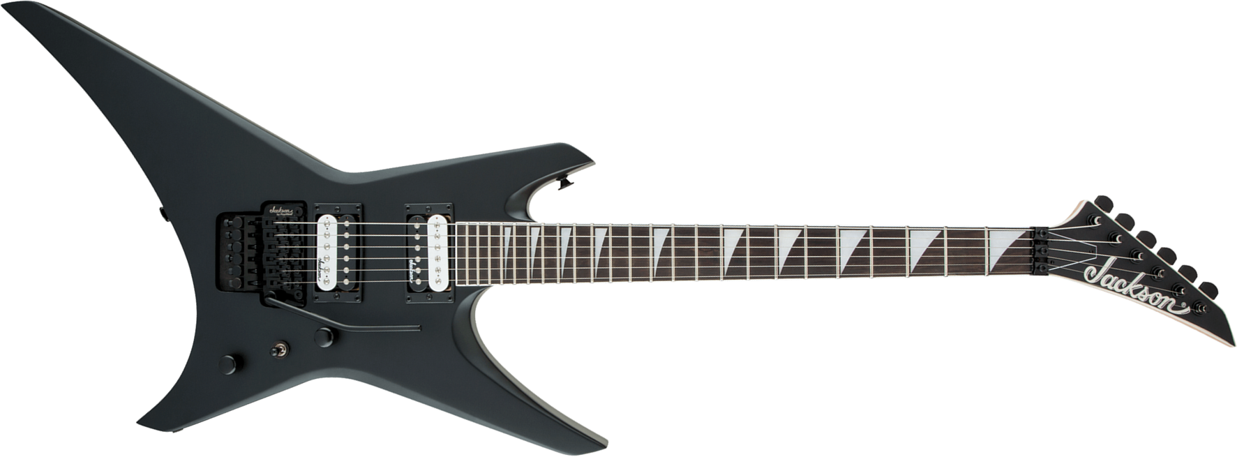 Jackson Warrior Js32 2h Fr Ama - Satin Black - Guitarra electrica metalica - Main picture