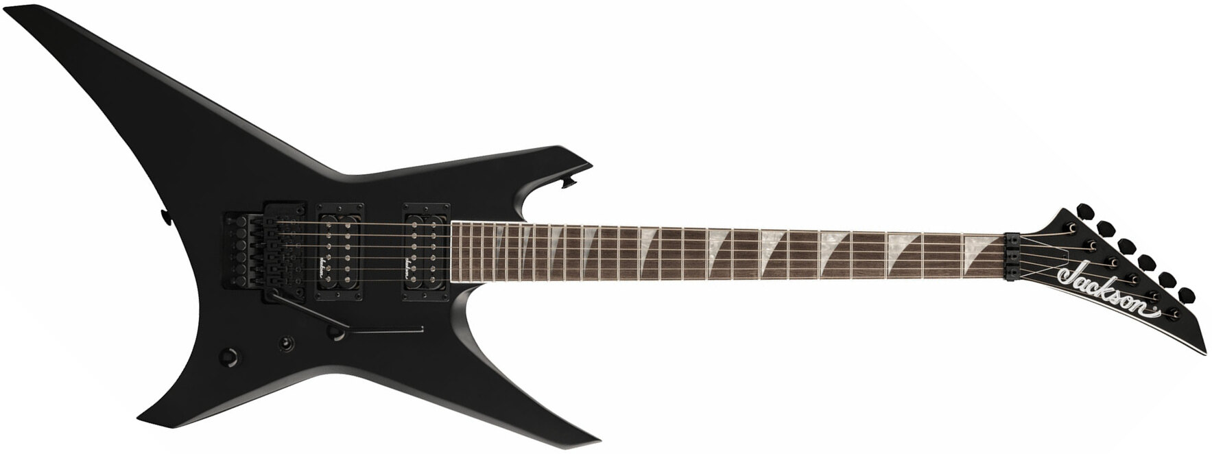 Jackson Warrior Wrx24 2h Fr Lau - Satin Black - Guitarra electrica metalica - Main picture