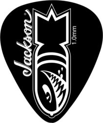 Púas Jackson 351 Black Heavy Bomb 1mm Picks