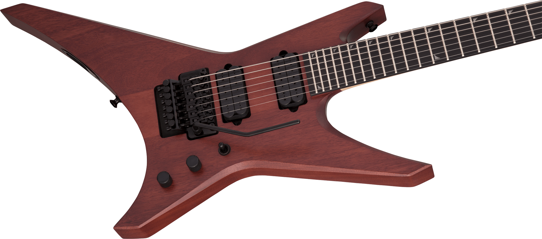 Jackson Dave Davidson Warrior Wr7 Mah Pro Signature 2h Dimarzio Fr Eb - Walnut Stain - Guitarra eléctrica de 7 cuerdas - Variation 2