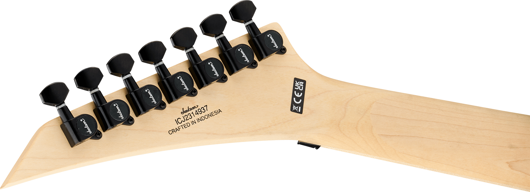 Jackson Dave Davidson Wr7 Pro Signature 7c Baryton 2h Dimarzio Fr Mn - Ferrari Yellow - Guitarra eléctrica barítono - Variation 3