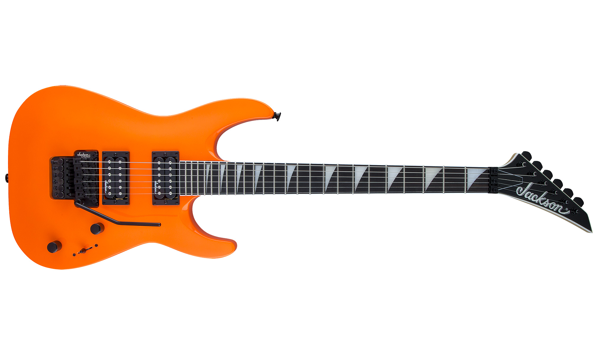 Jackson Dinky Arch Top Js32 Dka Hh Floyd Rose Rw - Neon Orange - Guitarra eléctrica con forma de str. - Variation 1