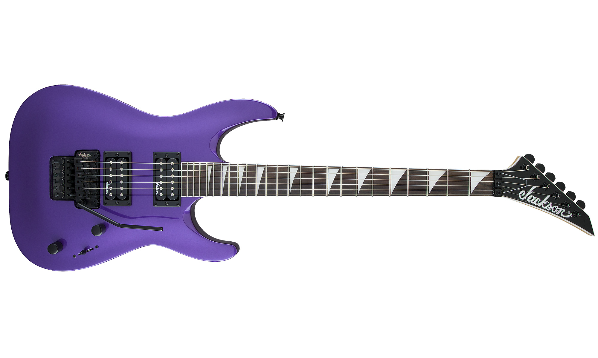 Jackson Dinky Arch Top Js32 Dka Hh Floyd Rose Rw - Pavo Purple - Guitarra eléctrica con forma de str. - Variation 1