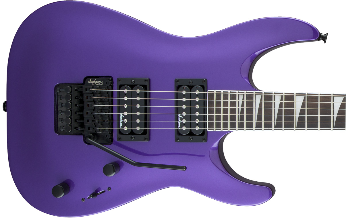 Jackson Dinky Arch Top Js32 Dka Hh Floyd Rose Rw - Pavo Purple - Guitarra eléctrica con forma de str. - Variation 2