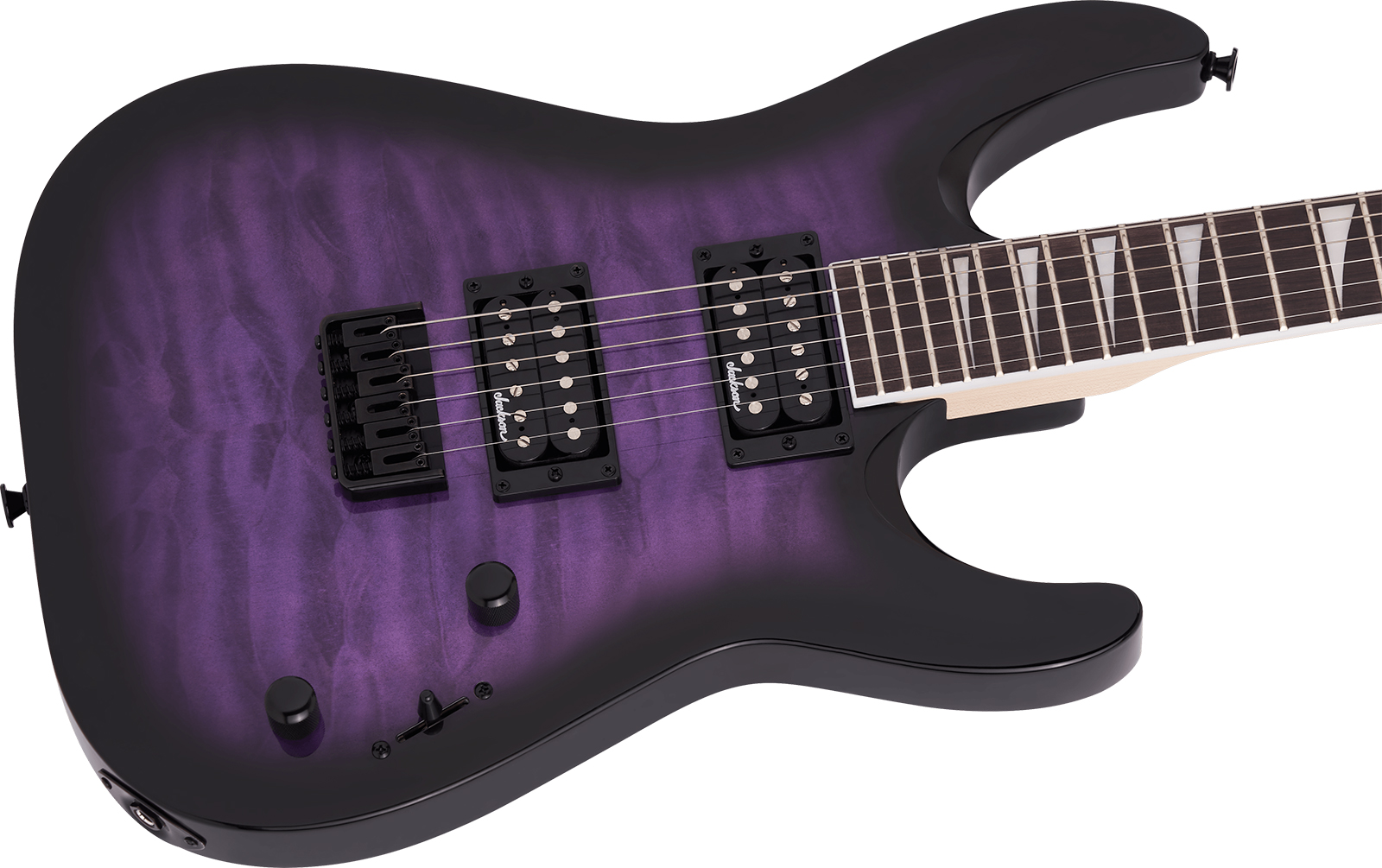 Jackson Dinky Arch Top Js32q Dka  Ht 2h Ama - Trans Purple Burst - Guitarra electrica metalica - Variation 3