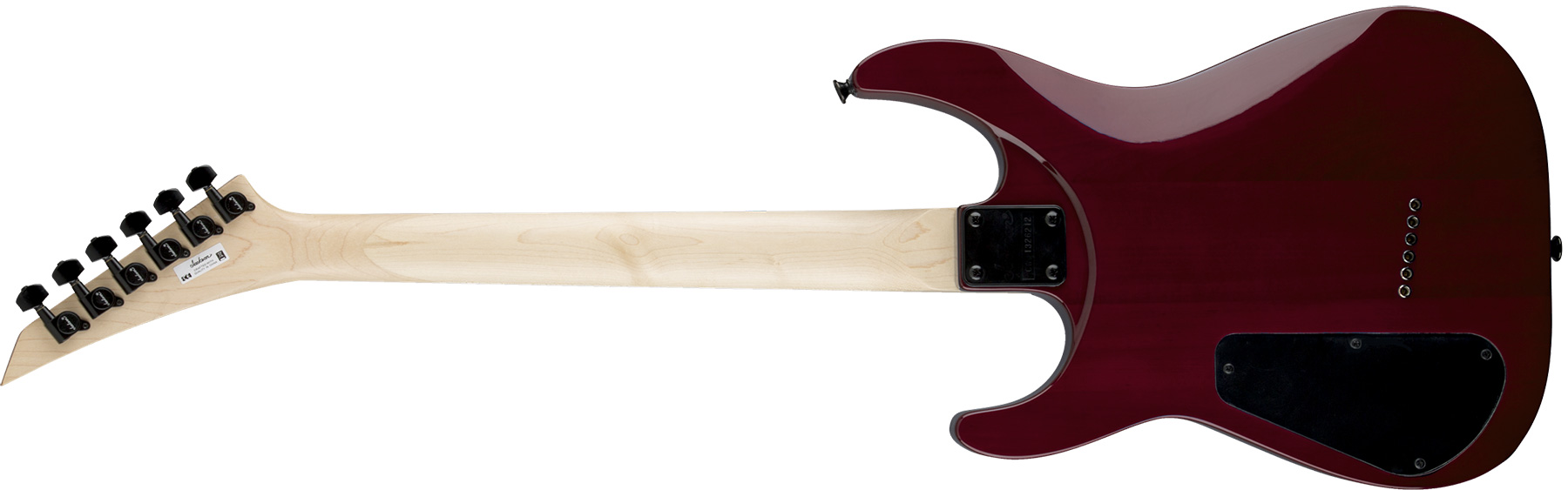 Jackson Dinky Arch Top Js32tq Dka  Hh Ht Ama - Transparent Red - Guitarra electrica metalica - Variation 1