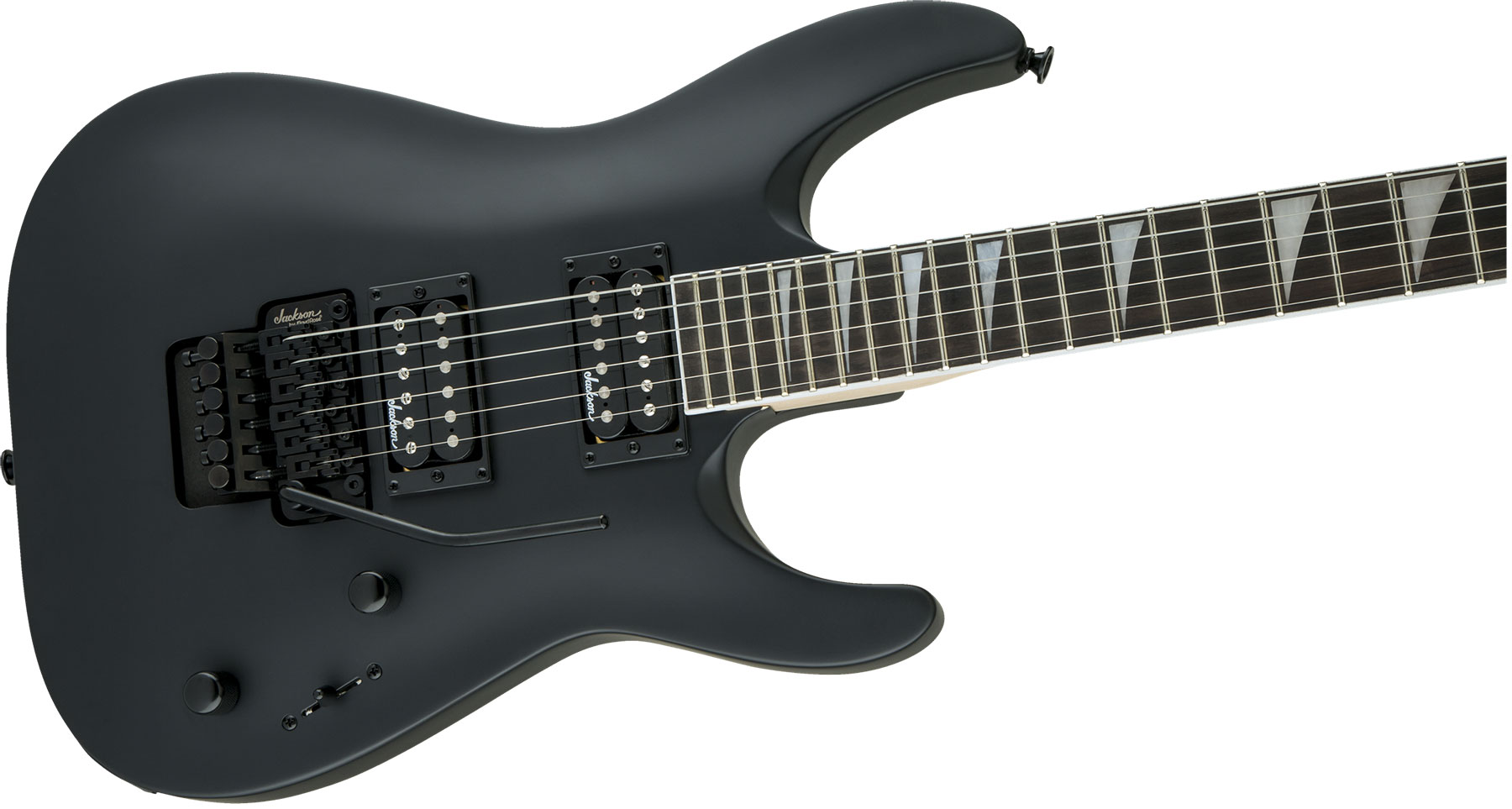 Jackson Dinky Archtop Js32 Dka 2h Fr Ama - Black Satin - Guitarra eléctrica de doble corte - Variation 2