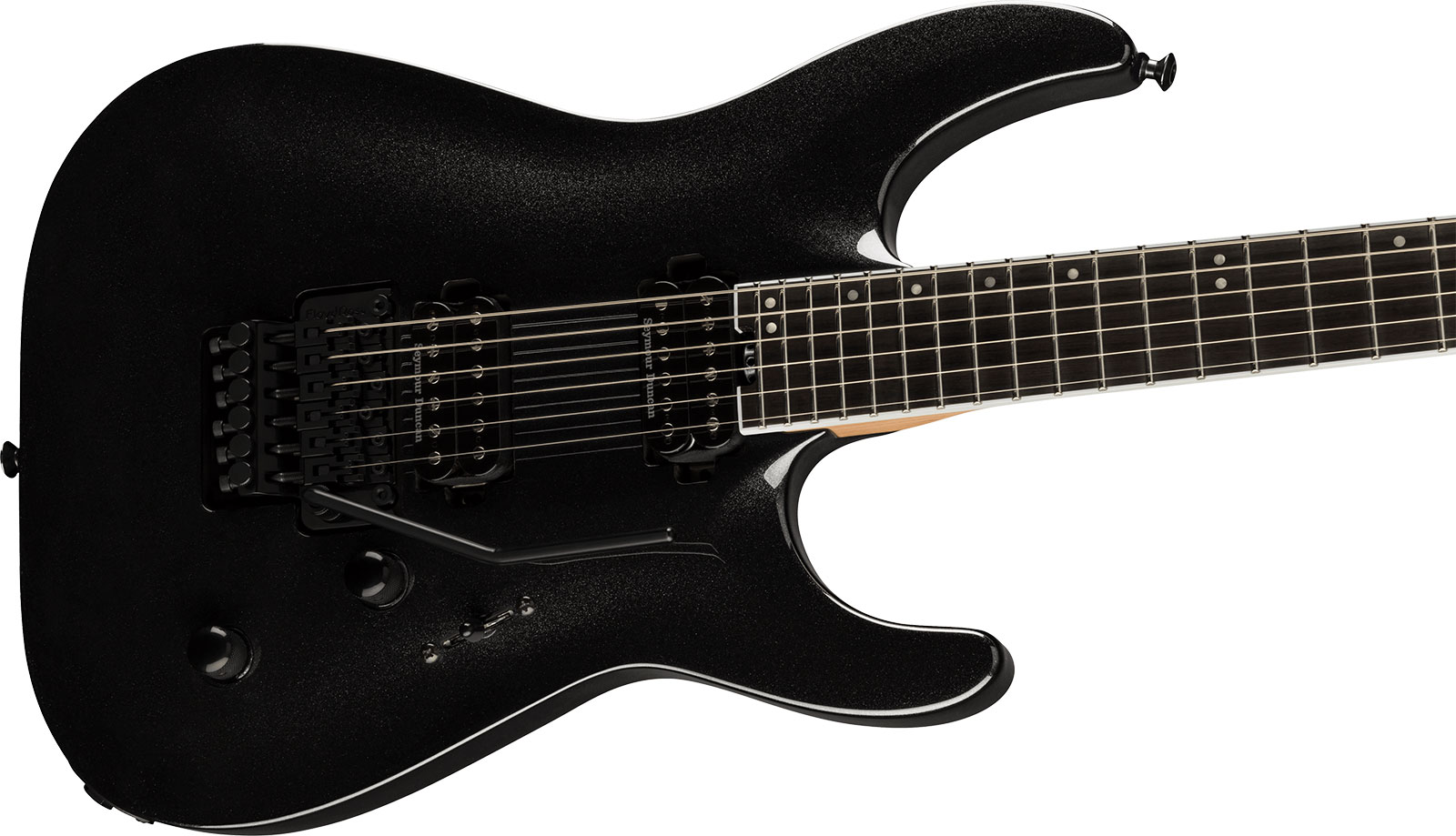 Jackson Dinky Dka Pro Plus 2h Seymour Duncan Fr Eb - Metallic Black - Guitarra eléctrica con forma de str. - Variation 2