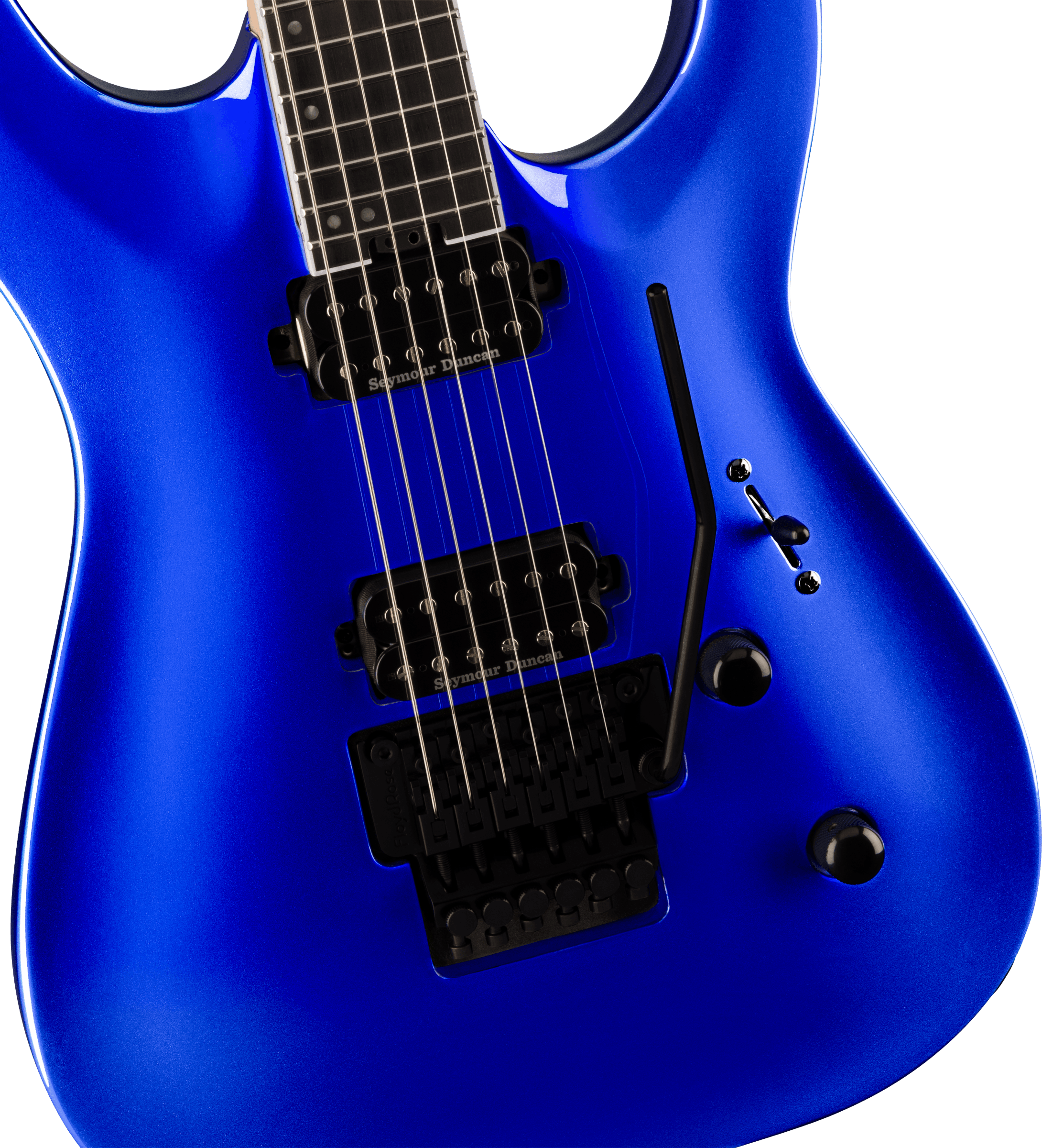 Jackson Dinky Dka Pro Plus 2h Seymour Duncan Fr Eb - Indigo Blue - Guitarra eléctrica con forma de str. - Variation 2
