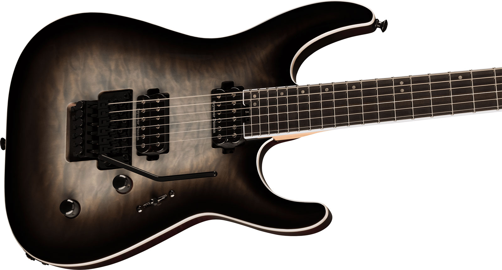 Jackson Dinky Dkaq Pro Plus 2h Seymour Duncan Fr Eb - Ghost Burst - Guitarra eléctrica con forma de str. - Variation 2