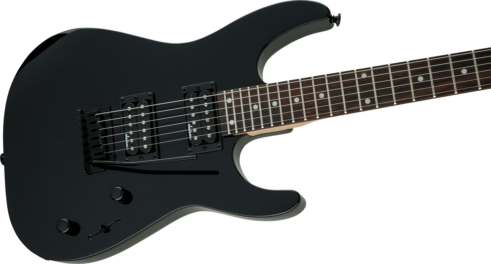 Jackson Dinky Js12 2h Trem Ama - Black - Guitarra electrica metalica - Variation 2