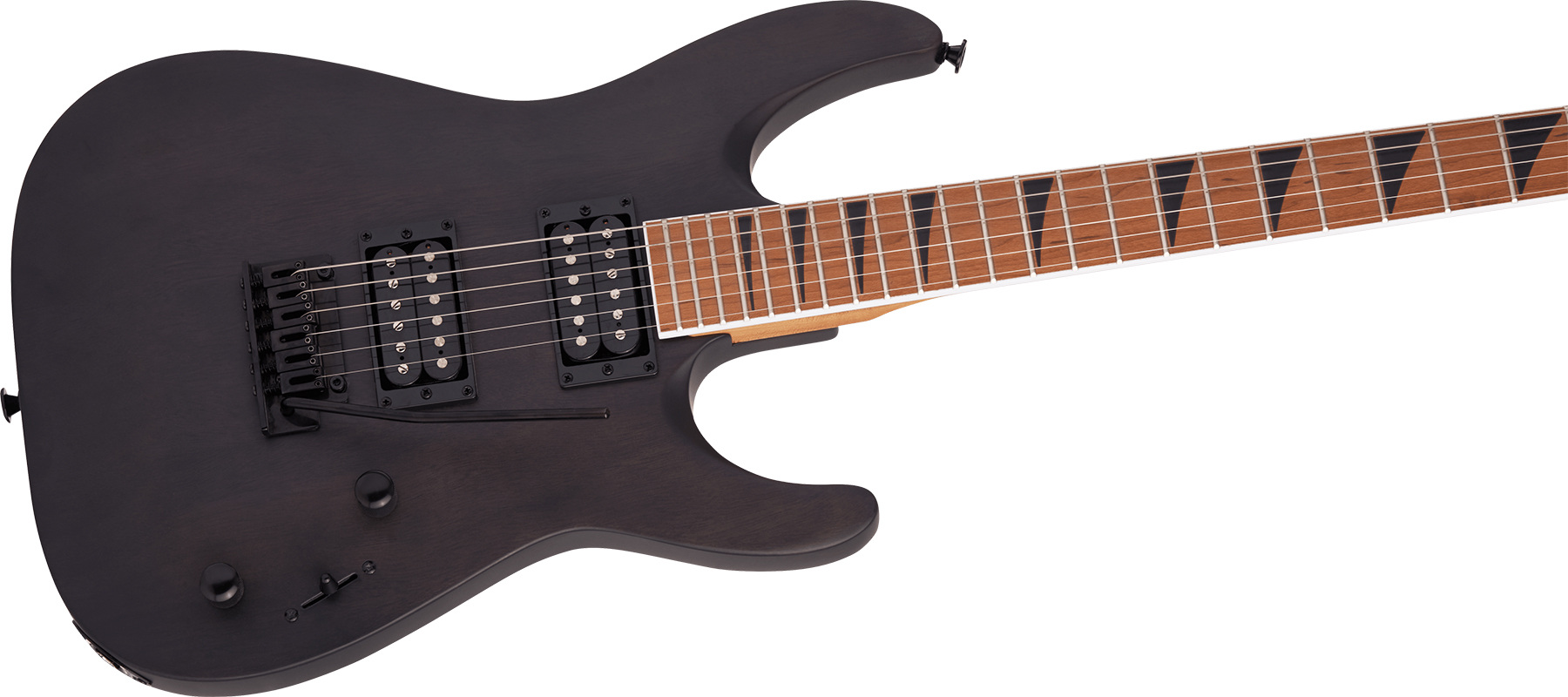 Jackson Dinky Js24 Dkam Arch Top 2h Trem Mn - Black Stain - Guitarra eléctrica con forma de str. - Variation 2