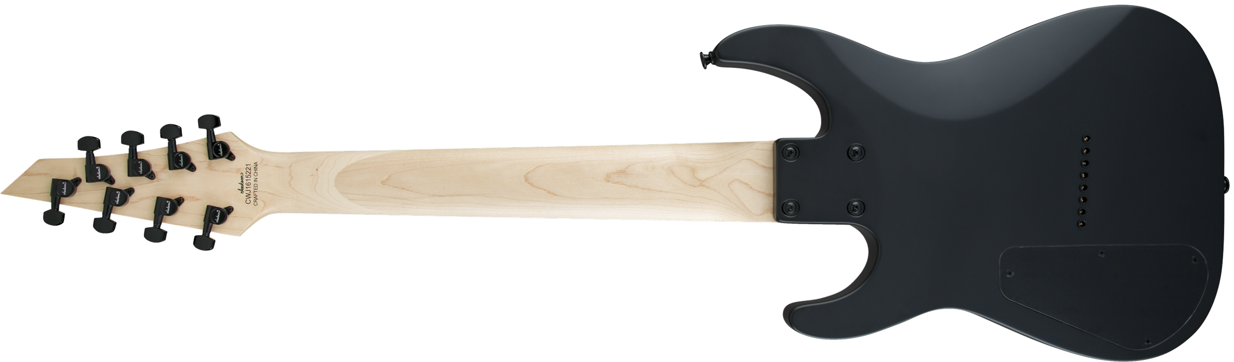 Jackson Dinky Js32-8 Js Series Hh Ht - Satin Black - Guitarra electrica de 8 y 9 cuerdas - Variation 1