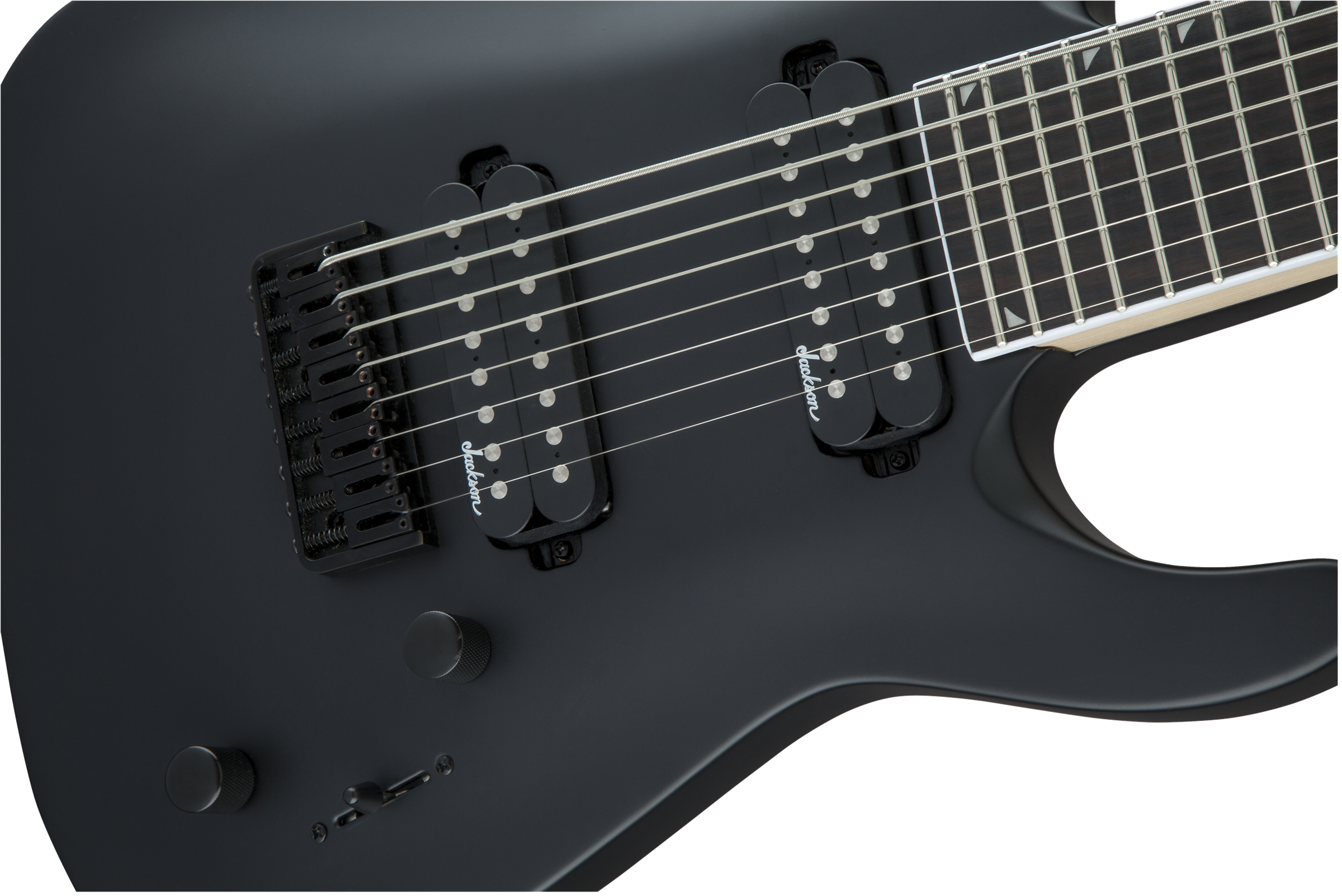Jackson Dinky Js32-8 Js Series Hh Ht - Satin Black - Guitarra electrica de 8 y 9 cuerdas - Variation 3