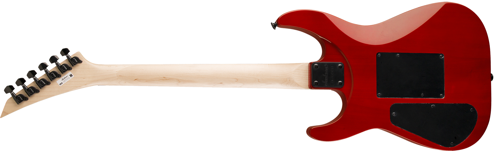 Jackson Dinky Js34q Dka Hss Fr Mn - Trans Red - Guitarra electrica metalica - Variation 1