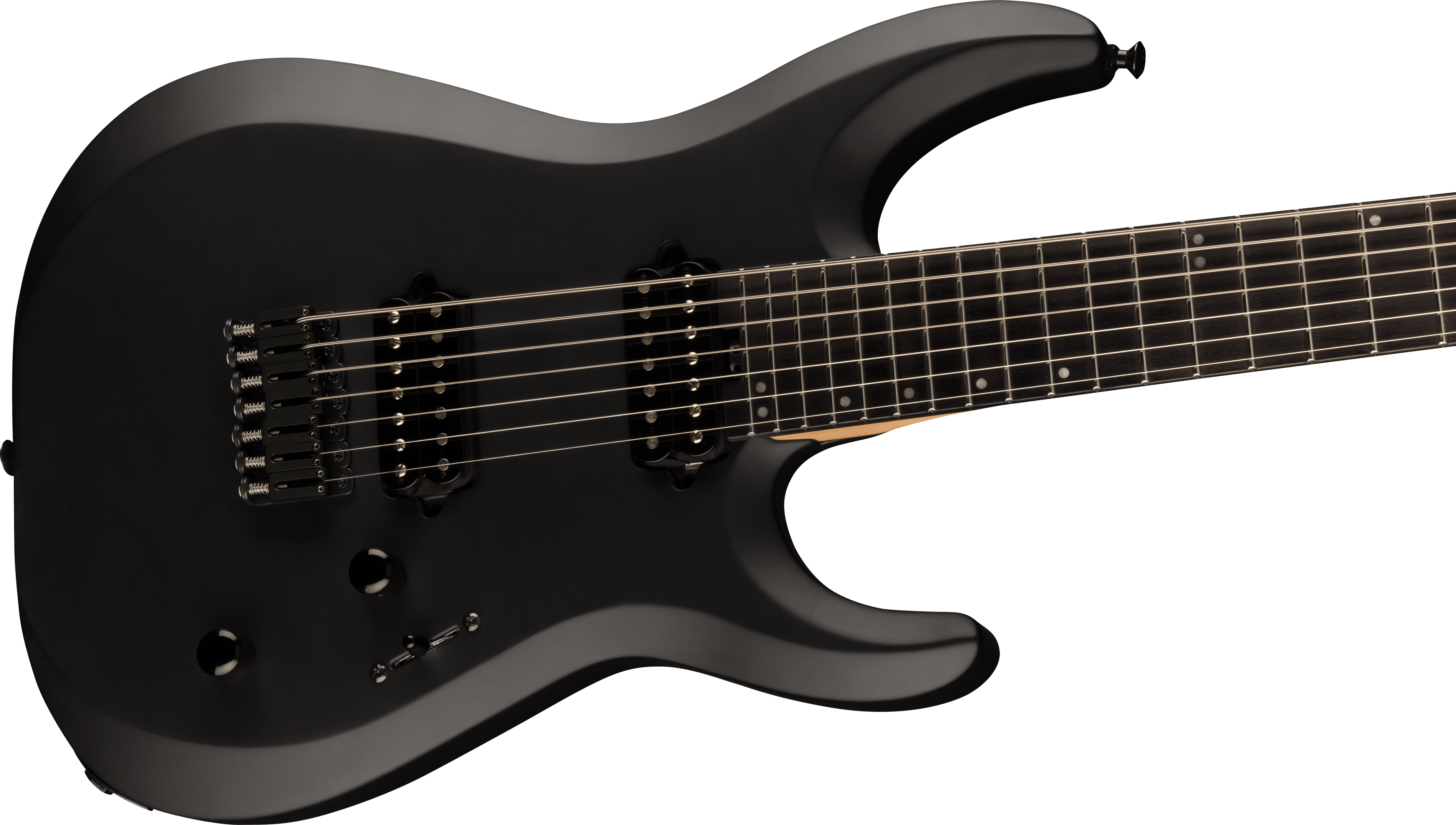 Jackson Dinky Mdk Ht7 Pro Plus 2h Bare Knuckle Eb - Satin Black - Guitarra eléctrica de 7 cuerdas - Variation 3