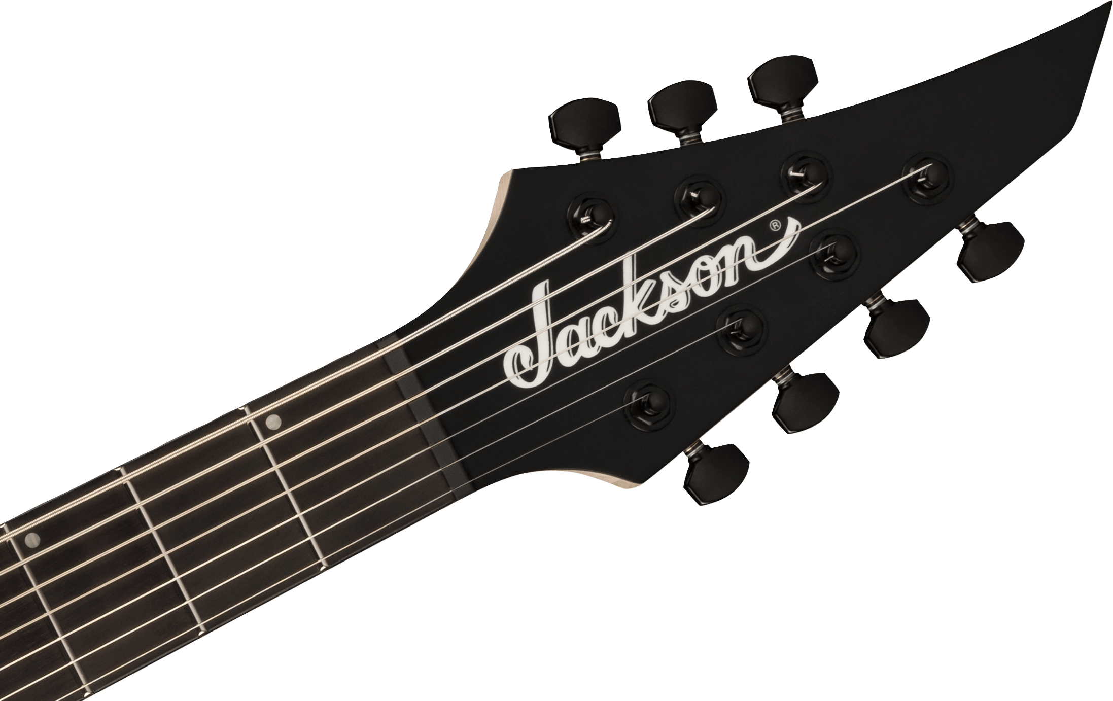 Jackson Dinky Mdk Ht7 Pro Plus 2h Bare Knuckle Eb - Satin Black - Guitarra eléctrica de 7 cuerdas - Variation 4