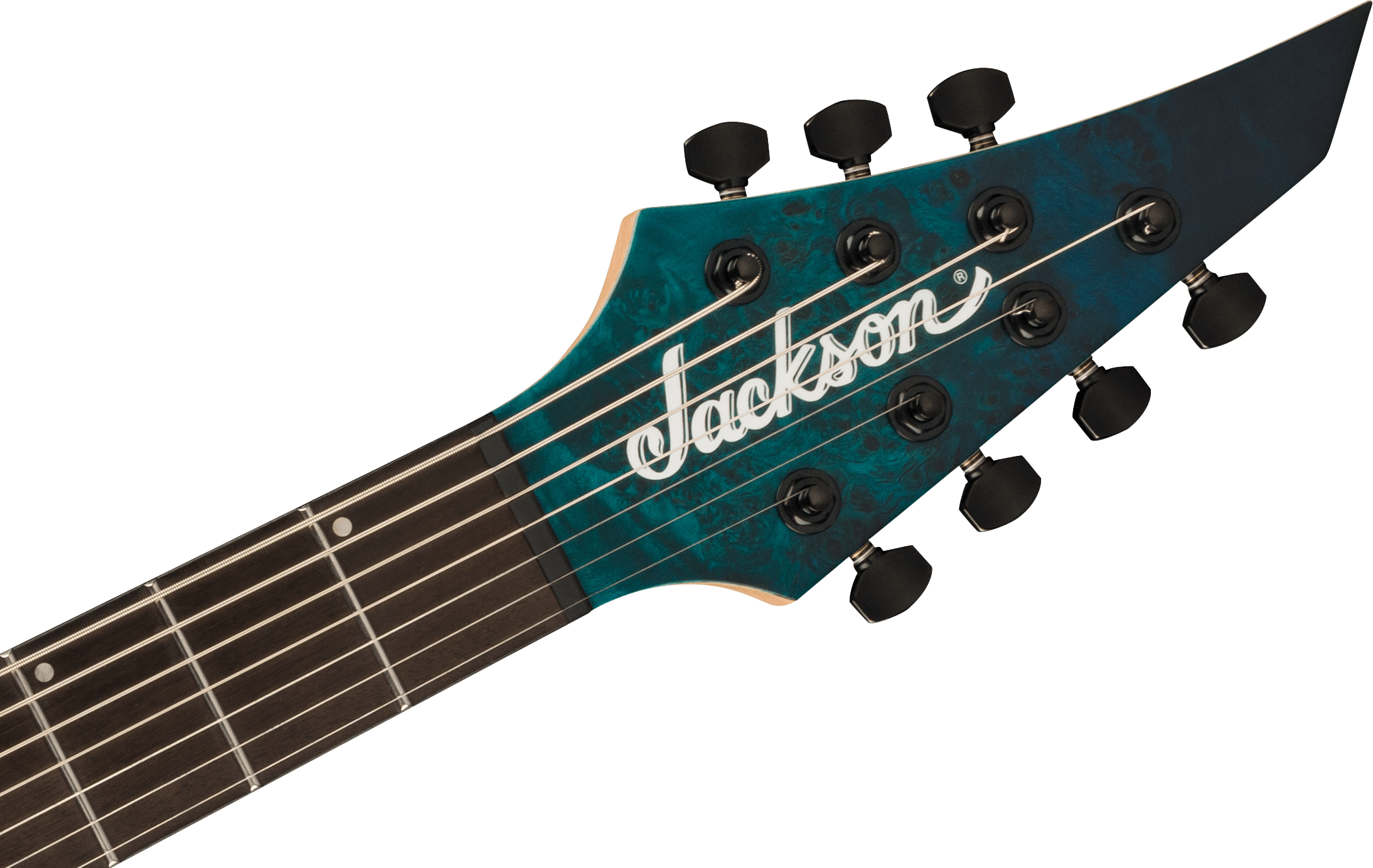Jackson Dinky Mdk7p Pro Plus 2h Bare Knuckle Eb - Chlorine Burst - Guitarra eléctrica de 7 cuerdas - Variation 4