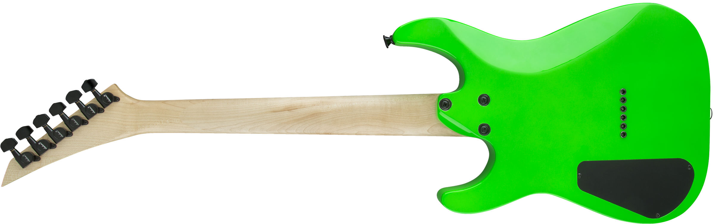 Jackson Dinky Minion Js1x Diapason Court Hh Ht Ama - Neon Green - Guitarra eléctrica para niños - Variation 1