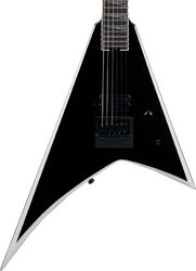 Guitarra eléctrica de autor Jackson Christian Andreu Pro Plus Rhoads RR24 EVTN - Black w/ White Bevels